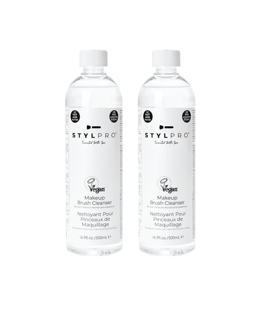 STYLPRO Vegan Makeup Brush Cleanser - 2x500ml BOTTLES